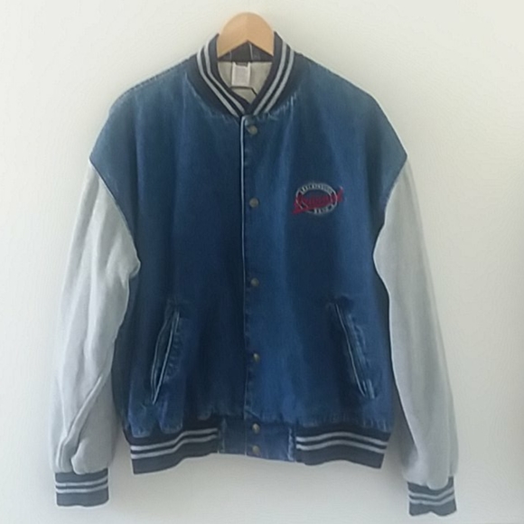 VTG Levi's denim varsity jacket